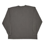 Carhartt Long Sleeve T-Shirt - XL Grey Cotton