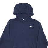 NIKE Mens Navy Hoodie S Cotton Blend Casual Pullover Sweatshirt