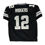 Aaron Rodgers Reebok Nfl Jersey - Large Black Polyester