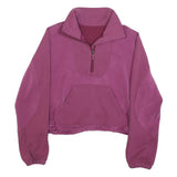 LULULEMON Womens Purple 1/4 Zip Sweatshirt XS Pullover Casual Activewear