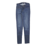 LEVI'S 711 Womens Jeans Blue Slim Skinny Denim Medium W24 L29 Stretch
