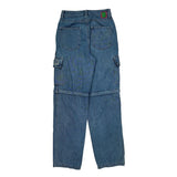 Empyre Cargo Pants - 26W 30L Blue Cotton