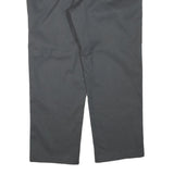 DICKIES Mens Polyester Blend Black Regular Straight Trousers W38 L30 Workwear