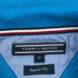 Tommy Hilfiger Polo Shirt - XL Blue Cotton