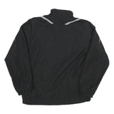 Mens Black Polyester Blend Sports Zip Jacket XL Erima UHC Oberland 84 Style