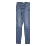 LEVI'S Womens Jeans Blue Slim Skinny Denim Medium W26 L32 Stretch Zip Fly