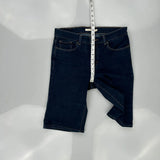 Levis Denim Shorts - 30W UK 10 Dark Wash Cotton