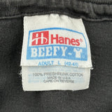 Chris Ledoux Hanes Single Stitch T-Shirt - Large Black Cotton