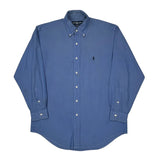 Yarmouth Ralph Lauren Shirt - Medium Blue Cotton
