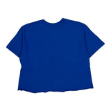 Daytona 500 Nascar Cropped T-Shirt - Medium Blue Cotton