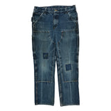Carhartt Double Knee Carpenter Jeans - 33W 31L Blue Denim