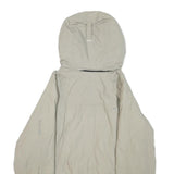 COLUMBIA Womens Beige Outdoor Jacket L Polyamide Plain Lightweight Waterproof