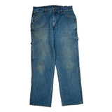 Falls Creek Carpenter Jeans - 32W 32L Blue Cotton