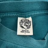 Single Stitch Grand Canyon Arizona Eagle Dry Goods Co. Graphic T-Shirt - Large Green Cotton