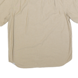 CARHARTT Mens Beige Casual Cotton Shirt XL Button-Down Short Sleeve Workwear