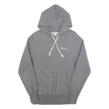 CHAMPION REVERSE WEAVE Womens Grey Hoodie S Cotton Blend Pullover Drawstring