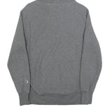 CHAMPION REVERSE WEAVE Womens Grey Hoodie S Cotton Blend Pullover Drawstring