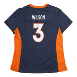 NIKE Womens Blue & Orange Denver Broncos Football Shirt XL Short Sleeve V-Neck