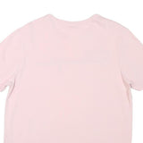 CHAMPION Mens Pink Cotton Blend T-Shirt M Short Sleeve Crew Neck Classic Logo