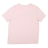 CHAMPION Mens Pink Cotton Blend T-Shirt M Short Sleeve Crew Neck Classic Logo