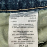 Dickies Jeans - 36W 33L Blue Cotton Blend