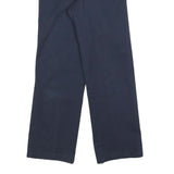DICKIES Mens Navy Relaxed Straight Trousers Cotton Blend W28 L30 Workwear Zip