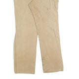 DICKIES Mens Regular Fit Jeans Beige Cotton Blend W36 L34 Workwear Utility Style