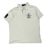Polo By Ralph Lauren Slim Fit Polo Shirt - XL White Cotton