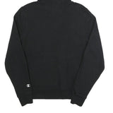 CHAMPION Mens Black Hoodie S Cotton Blend Pullover Save Lands Print