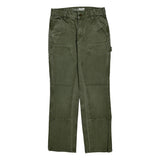 Carhartt Double Knee Carpenter Trousers - 30W 32L Green Cotton
