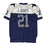 Dallas Cowboys Reebok Nfl Football Jersey - Large Blue Polyester