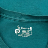 Carhartt T-Shirt - 2XL Green Cotton