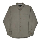Tommy Hilfiger Shirt - Large Gray Cotton
