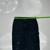 Dakota Grizzly Double Knee Carpenter Trousers - 31W 30L Black Cotton