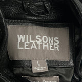Wilsons Leather Jacket - Large Black Leather