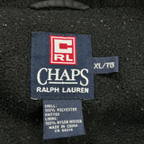 Chaps Ralph Lauren Fleece Jacket - XL Black Polyester