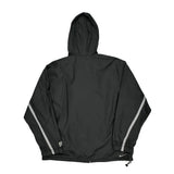 Nike Windbreaker - Large Black Polyester
