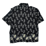 Puritan Floral Hawaiian Shirt - Large White Viscose