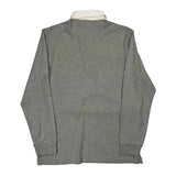 Chaps Ralph Lauren Striped Rugby Shirt - Medium Grey Cotton