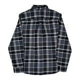 The North Face Checked Flannel Shirt - Large Black Cotton