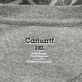 Carhartt T-Shirt - 2XL Grey Cotton Blend