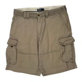 Polo By Ralph Lauren Cargo Shorts - 36W 10L Khaki Cotton