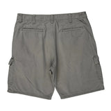 Wrangler Cargo Shorts - 36W 9L Grey Cotton