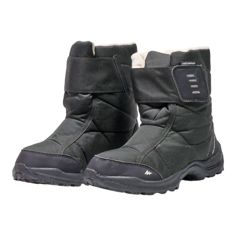 ESSENSOLE Snow Boots Black Synthetic Womens UK 4