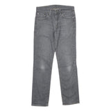 LEVI'S 511 Mens Jeans Grey Slim Skinny Denim Medium W30 L30 Classic Zip