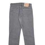 LEVI'S 511 Mens Jeans Grey Slim Skinny Denim Medium W30 L30 Classic Zip
