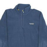 REGATTA Mens Blue Outdoor Pullover Plain Crew Neck Basic Knit S Fleece Jumper