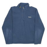 REGATTA Mens Blue Outdoor Pullover Plain Crew Neck Basic Knit S Fleece Jumper