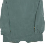 Womens Blue Polyester Blend Classic Jacket S Button Closure Plain Elegant