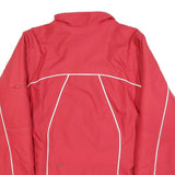 BOGNER Womens Red Polyester Blend Shell Jacket S Zip Plain Sporty Casual
